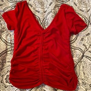 Red top size medium